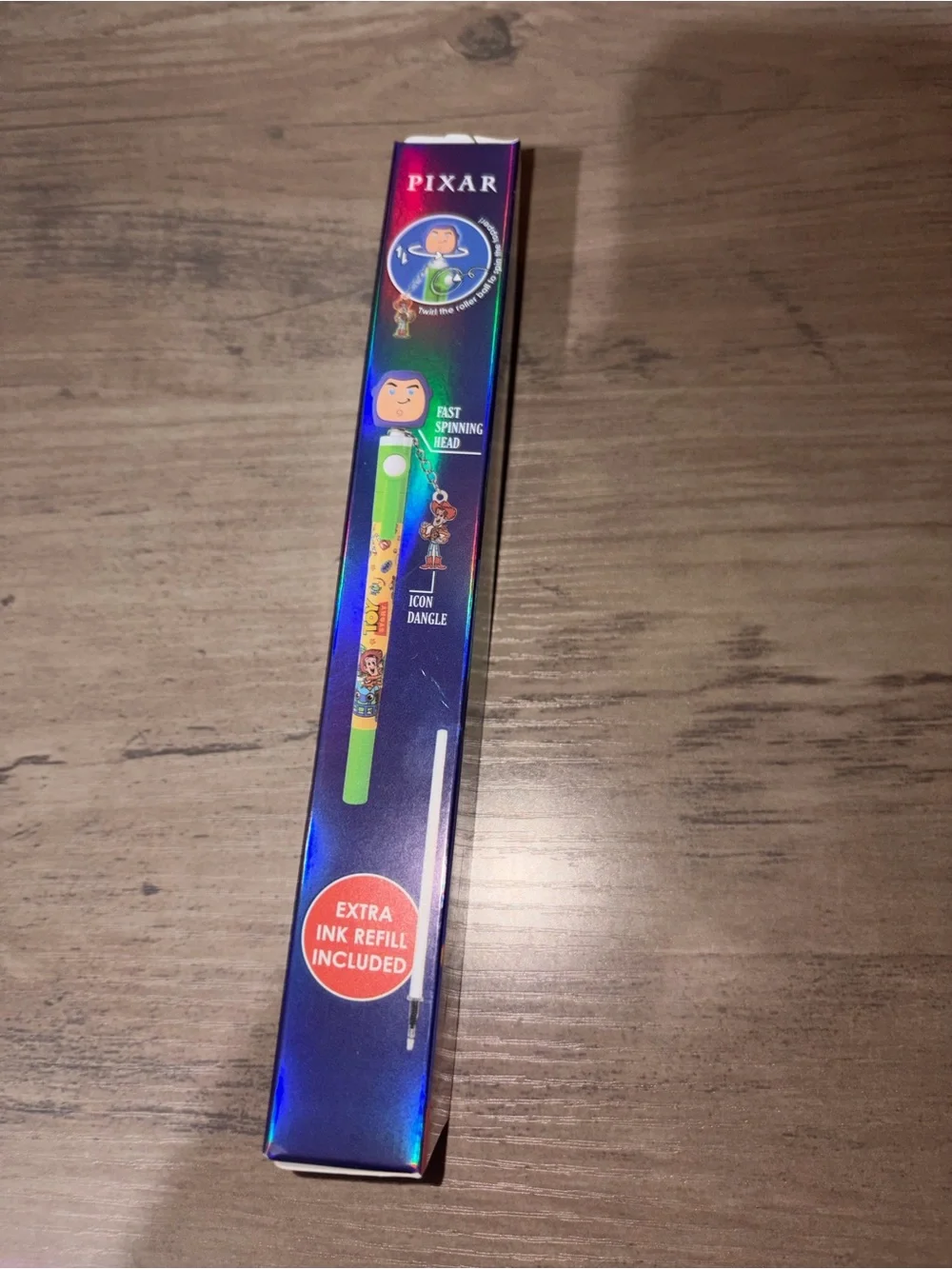 🆕💜 Disney Pixar 3D Head Topper Spinning Pen Mystery Blind Box NIB Monogram